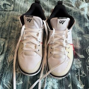 Jordan White and Black Athletic Shoes
